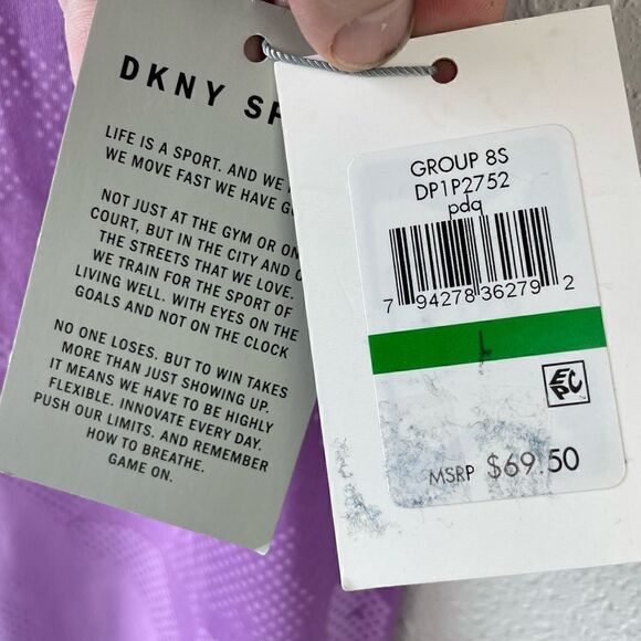 NWT DKNY 7/8 Length High Waist Athletic Leggings Size S - Picture 6 of 6